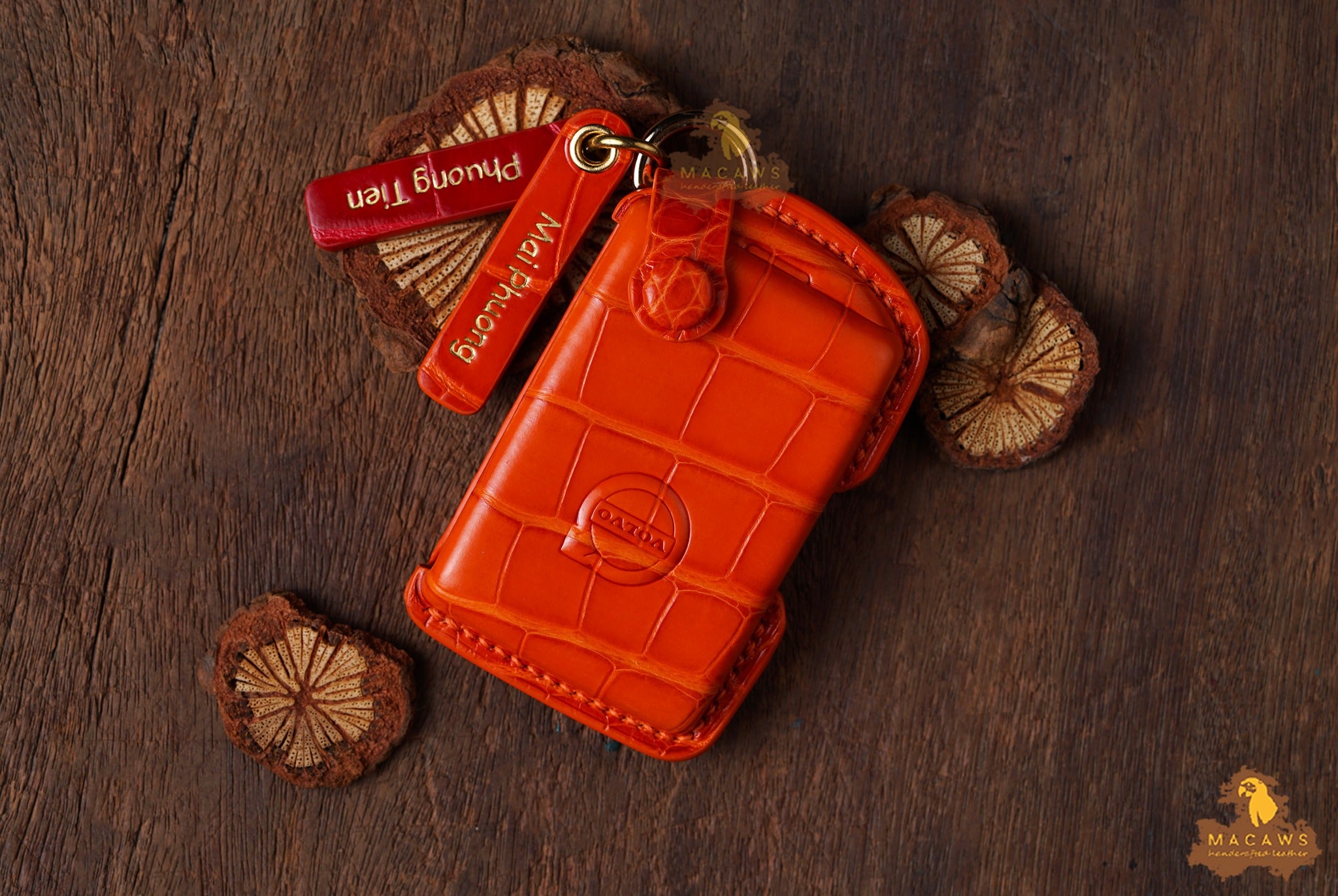 Volvo Car Key Case - Premium Calfskin Leather