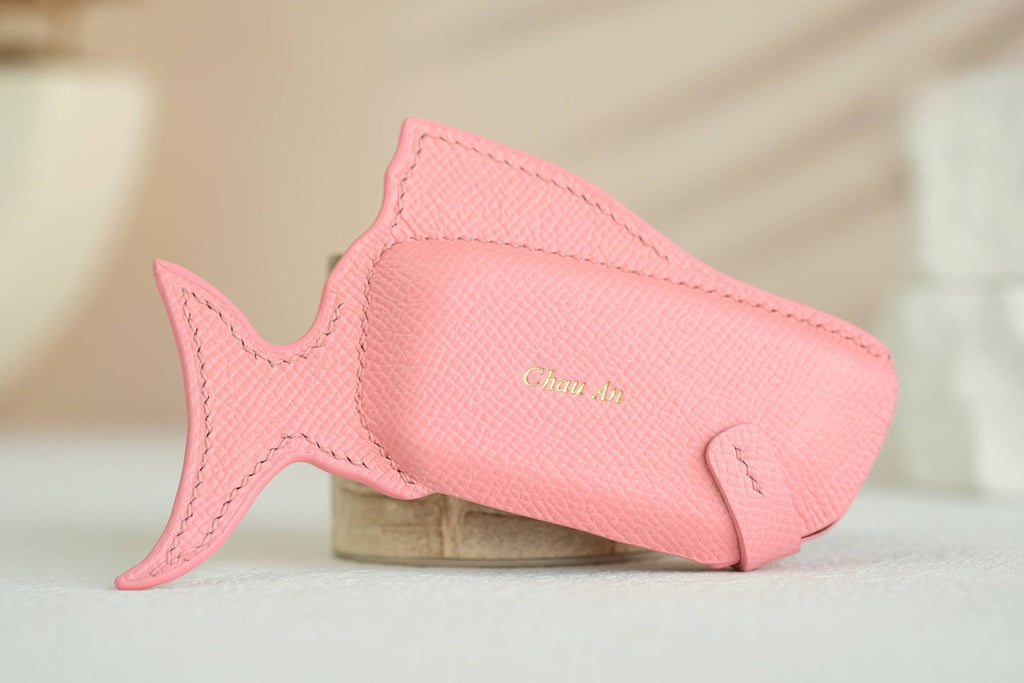 BMW Car Key Case - Epsom Calf Leather Shark Design