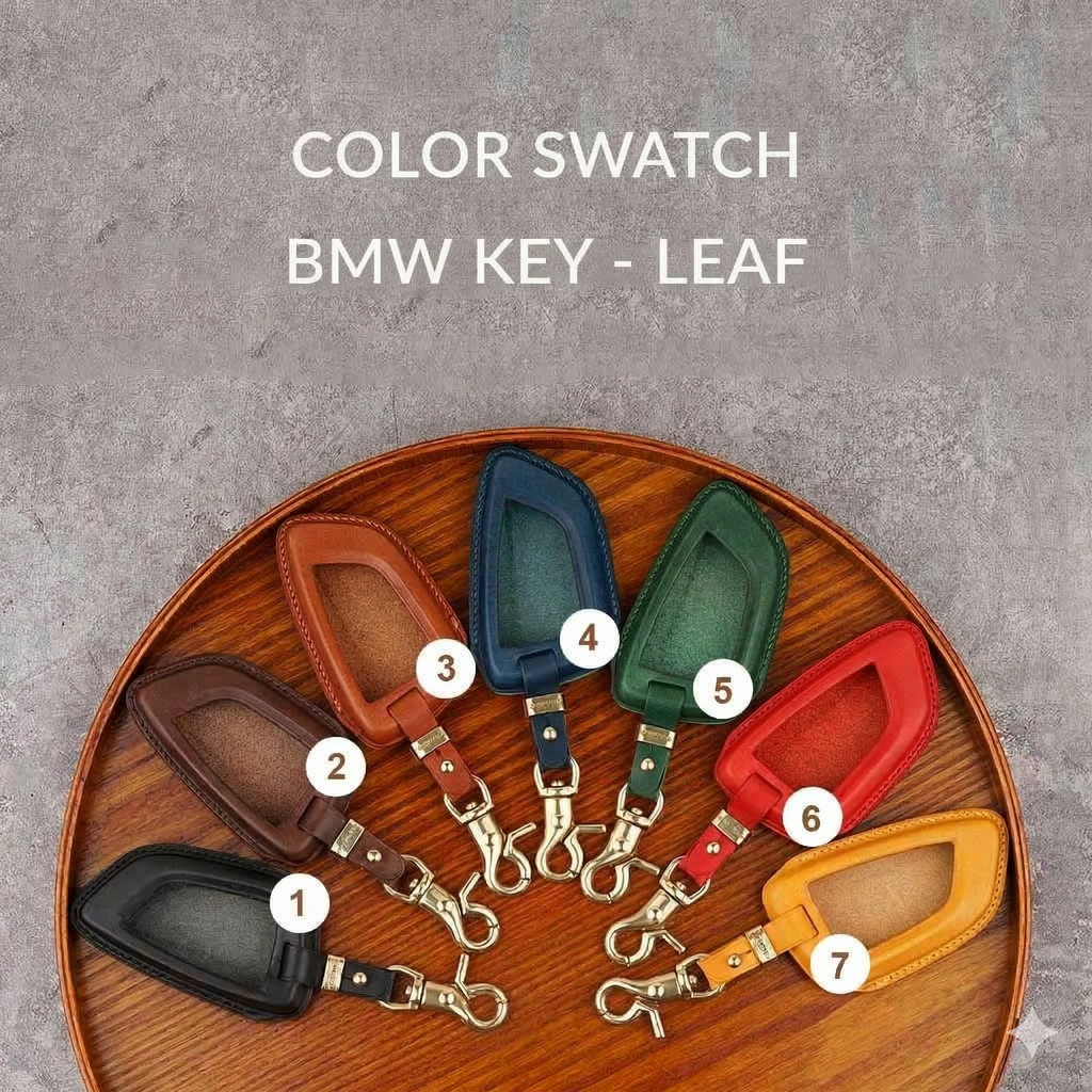 BMW Car Key Case - Italian Buttero Cowhide Leather